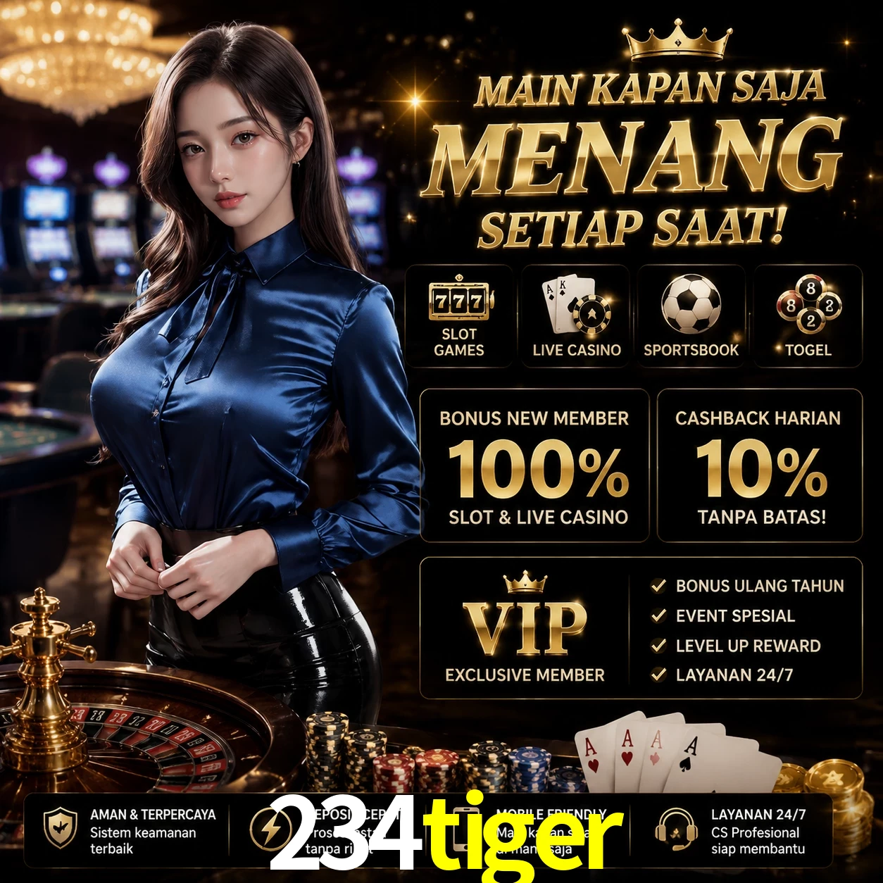 Central de dúvidas rápidas sobre o app 234tiger